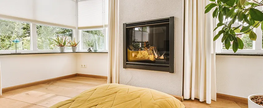 Residential Fireplace Ceramic Glass Installation in South San Jose Hills, CA