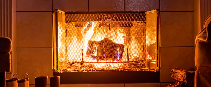 Mendota Hearth Landscape Fireplace Installation in South San Jose Hills, California