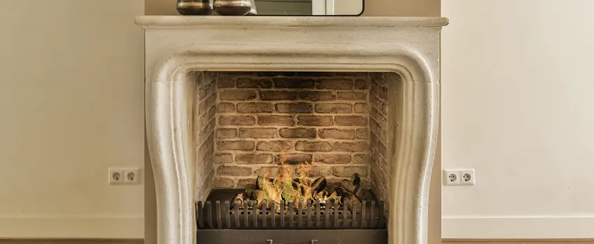 Vintage-style Fireplace Redesign in South San Jose Hills, California
