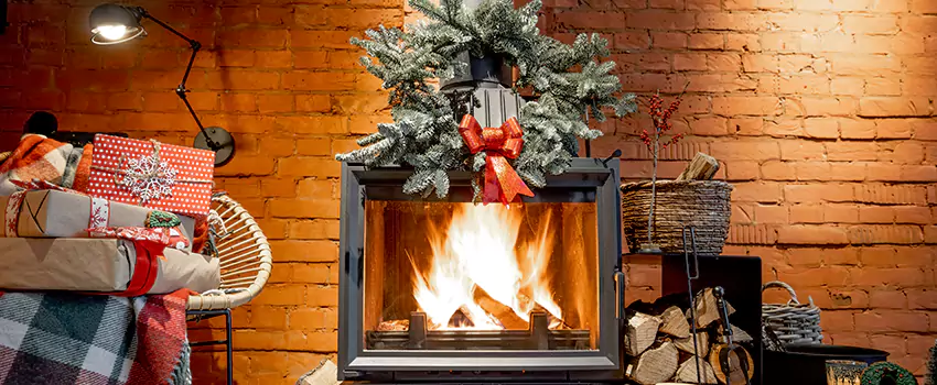 Travis Industries Linear Gas Fireplace Installation in South San Jose Hills, California