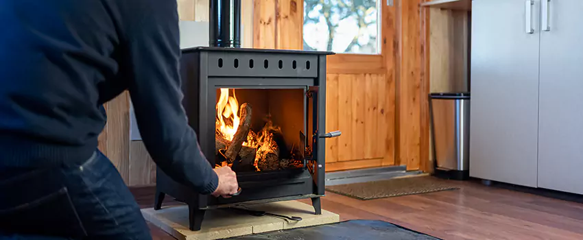 Open Hearth Wood Fireplace Installation in South San Jose Hills, CA