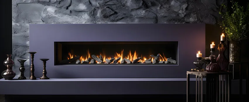 Ember Bed for Ventless Gas Fireplace in South San Jose Hills, CA