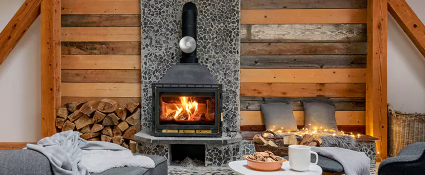 Thelin Hearth Products Direct Vent Gas Stove Fireplace Inspection in South San Jose Hills, California
